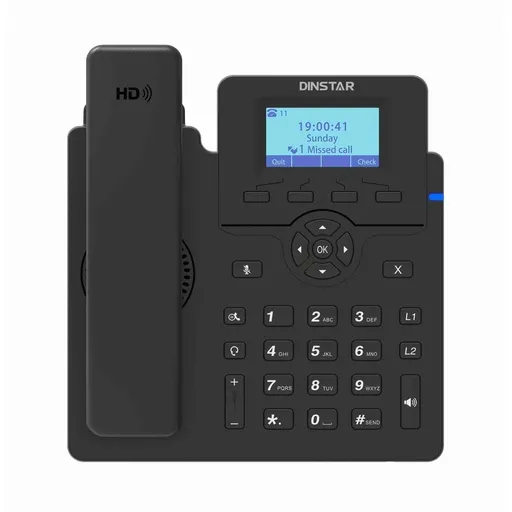 DINSTAR C60U 2 SIP 2.3 LCD IP TELEFON